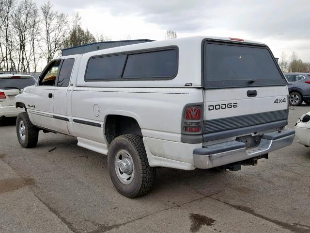 3B7KF23Z9XG127798 - 1999 DODGE RAM 2500 WHITE photo 3