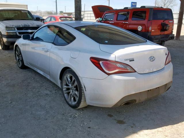 KMHHU6KJ5FU122091 - 2015 HYUNDAI GENESIS CO WHITE photo 3