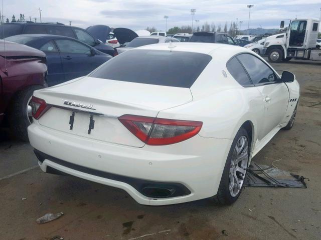 ZAM45VLA1E0122213 - 2014 MASERATI GRANTURISM WHITE photo 4