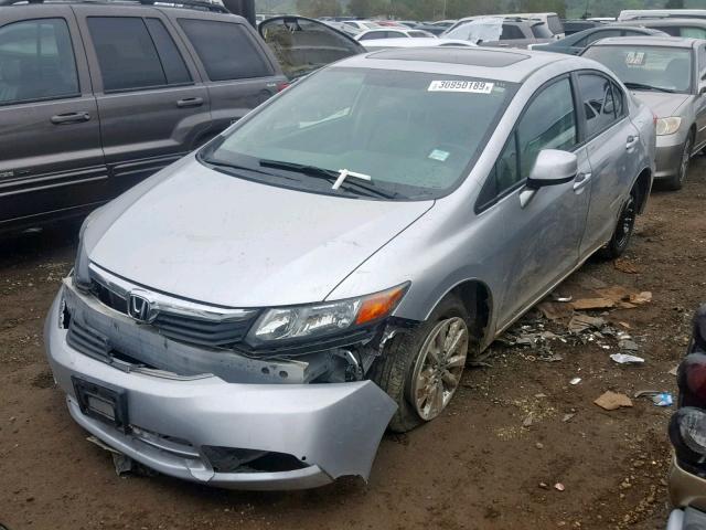 19XFB2F99CE358957 - 2012 HONDA CIVIC EXL SILVER photo 2