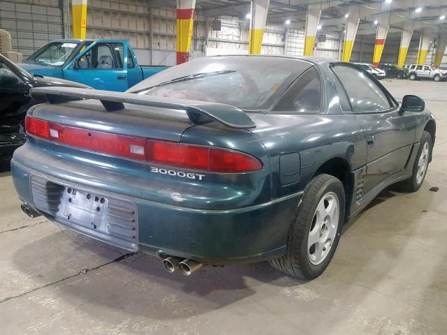 JA3BM54J7PY041104 - 1993 MITSUBISHI 3000 GT GREEN photo 4