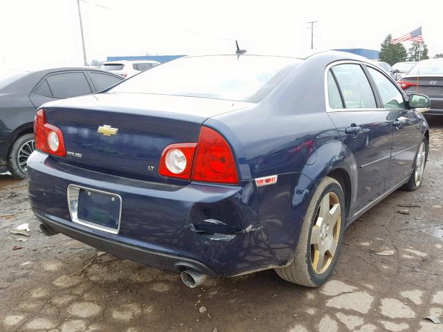 1G1ZJ577194248924 - 2009 CHEVROLET MALIBU 2LT BLUE photo 4