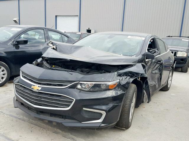 1G1ZB5ST2HF290412 - 2017 CHEVROLET MALIBU LS 黑色 照片 2