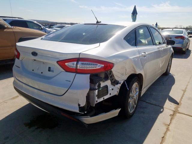 3FA6P0H75GR142707 - 2016 FORD FUSION SE  photo 4