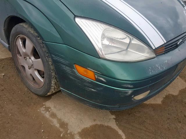 3FAHP31321R159523 - 2001 FORD FOCUS ZX3 GREEN photo 9