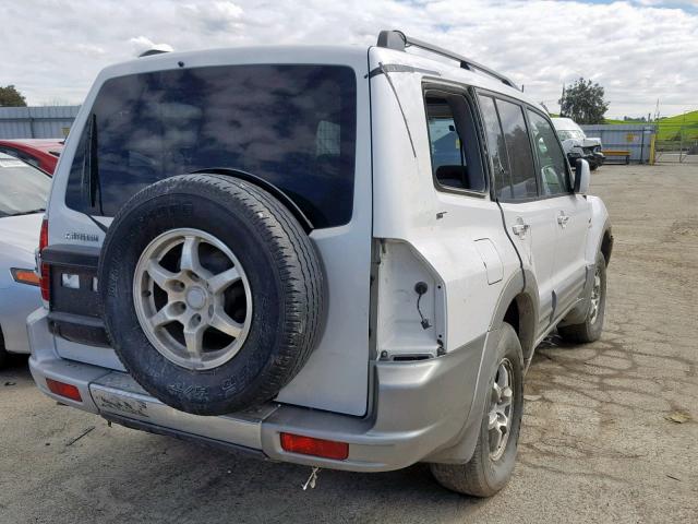 JA4MW51R52J038888 - 2002 MITSUBISHI MONTERO LI WHITE photo 4