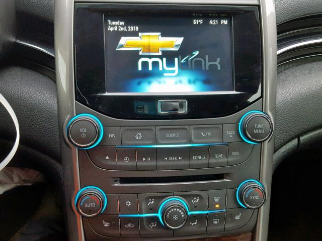 1G11H5SA7DF298557 - 2013 CHEVROLET MALIBU LTZ თაფლისფერი ფოტო 9