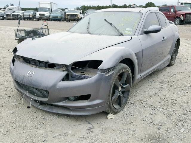 JM1FE17N240119760 - 2004 MAZDA RX8 GRAY photo 2