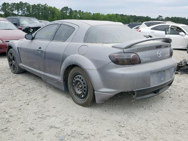 JM1FE17N240119760 - 2004 MAZDA RX8 GRAY photo 3