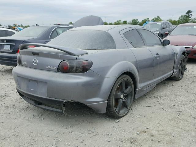 JM1FE17N240119760 - 2004 MAZDA RX8 GRAY photo 4