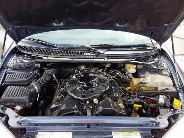 2B3HD46R63H555217 - 2003 DODGE INTREPID S BLUE photo 7