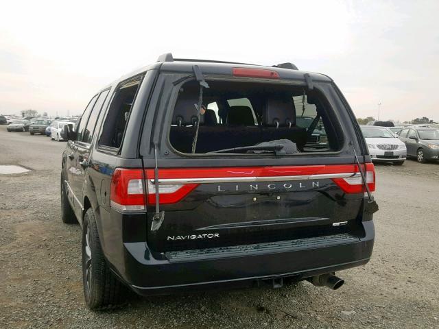 5LMJJ2JT0HEL01459 - 2017 LINCOLN NAVIGATOR შავი ფოტო 3