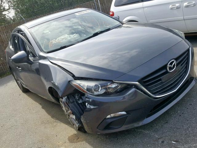 JM1BM1V70E1149101 - 2014 MAZDA 3 TOURING GRAY photo 1