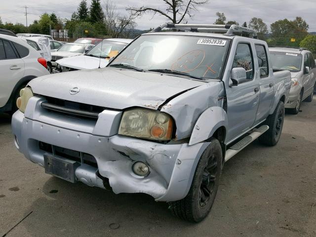 1N6MD27T63C403823 - 2003 NISSAN FRONTIER C SILVER photo 2