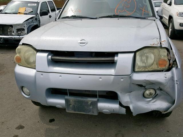 1N6MD27T63C403823 - 2003 NISSAN FRONTIER C SILVER photo 9