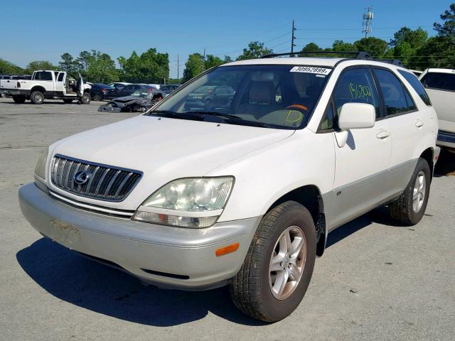 JTJHF10U120260868 - 2002 LEXUS RX 300 WHITE photo 2