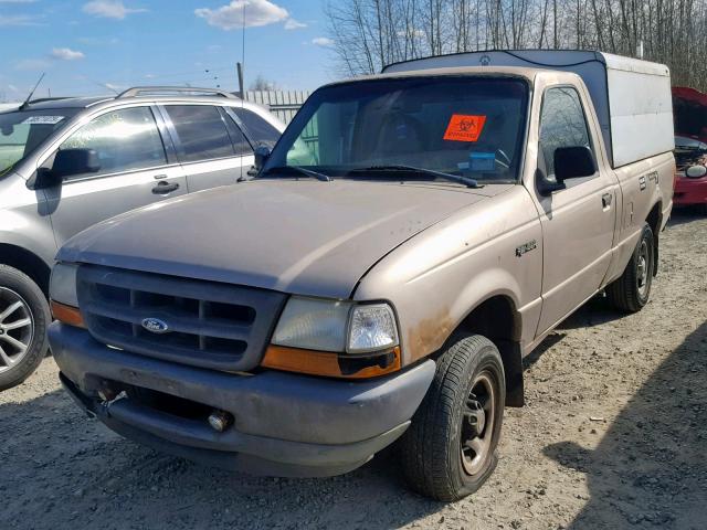 1FTYR10C4WUB03917 - 1998 FORD RANGER TAN photo 2