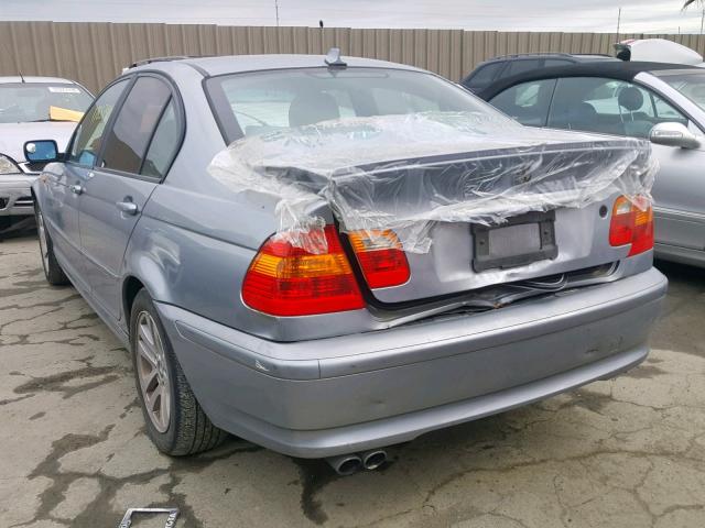 WBAAZ33464KP86257 - 2004 BMW 325 IS SUL BLUE photo 3