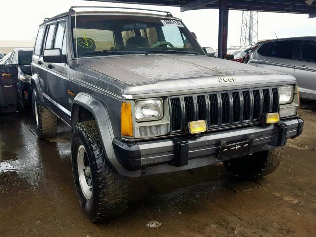 1JCMR7892HT128011 - 1987 JEEP CHEROKEE L GRAY photo 1