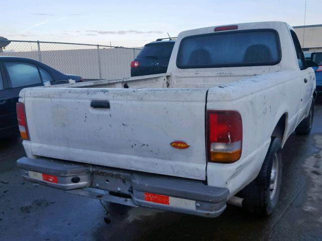 1FTCR10U8VUC22619 - 1997 FORD RANGER WHITE photo 4