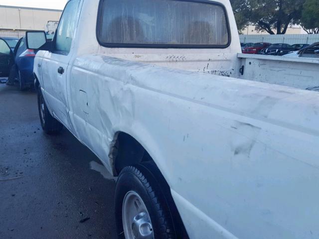 1FTCR10U8VUC22619 - 1997 FORD RANGER WHITE photo 9