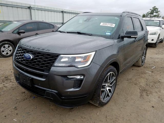 1FM5K8GT4JGA03406 - 2018 FORD EXPLORER SPORT  photo 2