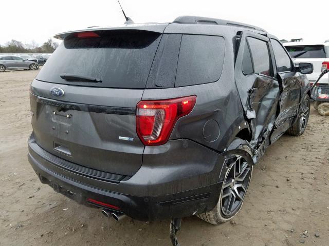 1FM5K8GT4JGA03406 - 2018 FORD EXPLORER SPORT  photo 4