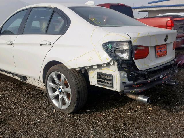 WBA3B9C53DF586499 - 2013 BMW 335 XI WHITE photo 9