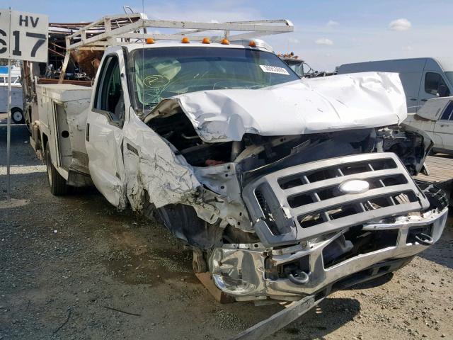 1FDXF46P25EA52986 - 2005 FORD F450 SUPER WHITE photo 1