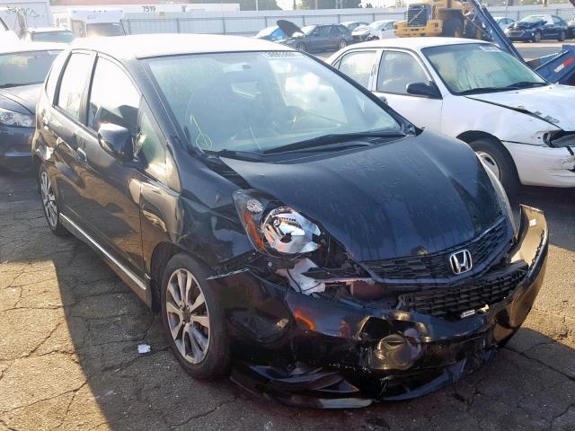 JHMGE8H53DC050828 - 2013 HONDA FIT SPORT BLACK photo 1