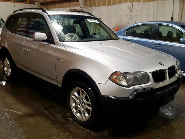 WBXPA73454WB20565 - 2004 BMW X3 2.5I SILVER photo 1