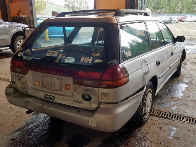 4S3BK4358T7931701 - 1996 SUBARU LEGACY L SILVER photo 4