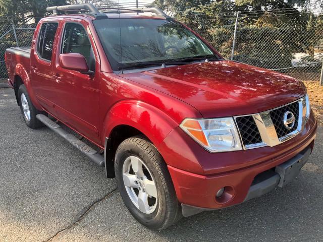 1N6AD07W37C460164 - 2007 NISSAN FRONTIER C RED photo 1