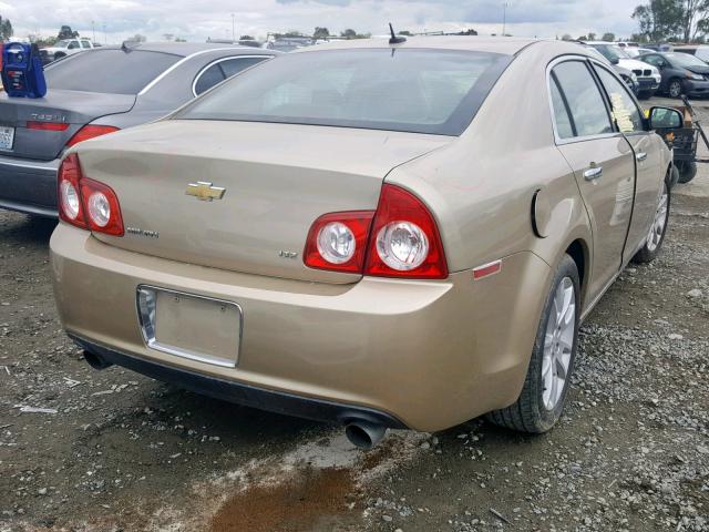 1G1ZK57778F282060 - 2008 CHEVROLET MALIBU LTZ GOLD photo 4