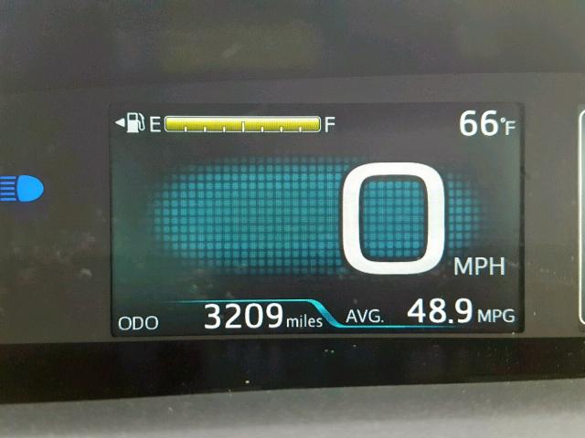 JTDKBRFU3J3081156 - 2018 TOYOTA PRIUS Ağ foto 8