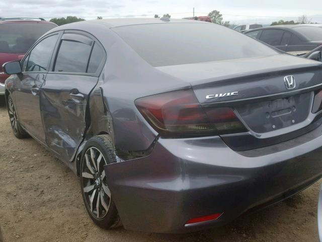 19XFB2F98FE247000 - 2015 HONDA CIVIC EXL 石墨色 照片 3