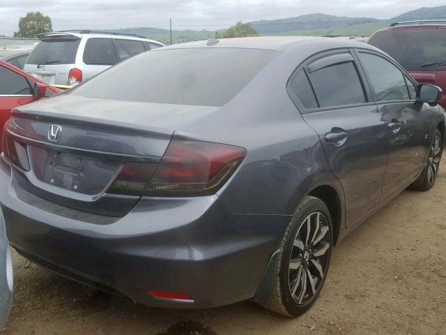 19XFB2F98FE247000 - 2015 HONDA CIVIC EXL 石墨色 照片 4