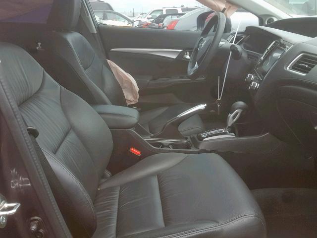 19XFB2F98FE247000 - 2015 HONDA CIVIC EXL 石墨色 照片 5
