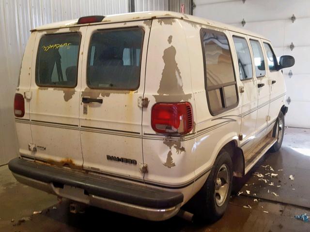 2B6HB11X32K133744 - 2002 DODGE RAM VAN B1 WHITE photo 4