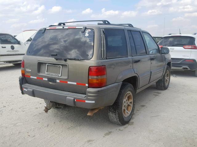 1J4FX78S7WC309227 - 1998 JEEP GRAND CHER GRAY photo 4