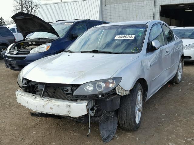 JM1BK123541104824 - 2004 MAZDA 3 S SILVER photo 2