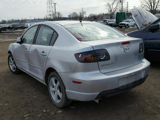 JM1BK123541104824 - 2004 MAZDA 3 S SILVER photo 3