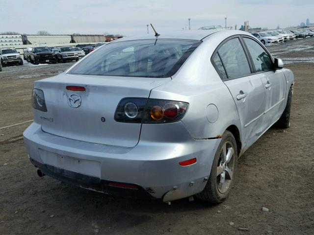 JM1BK123541104824 - 2004 MAZDA 3 S SILVER photo 4