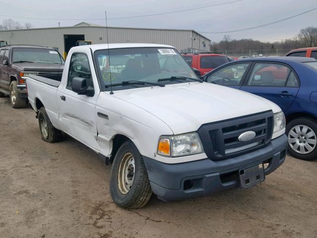 1FTYR10D76PA88921 - 2006 FORD RANGER WHITE photo 1