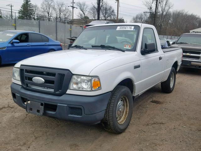 1FTYR10D76PA88921 - 2006 FORD RANGER WHITE photo 2