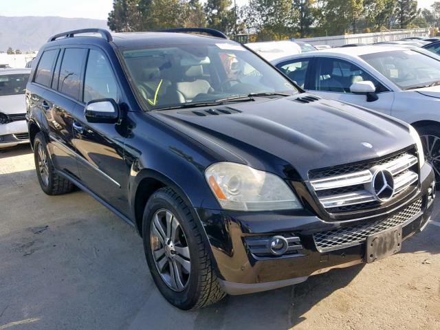 4JGBF71E67A144176 - 2007 MERCEDES-BENZ GL 450 4MA BLACK photo 1