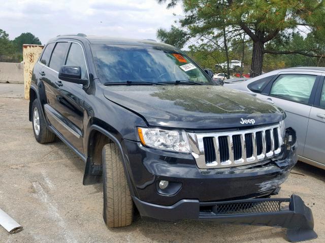 1J4RR4GG0BC584466 - 2011 JEEP GRAND CHER BLACK photo 1