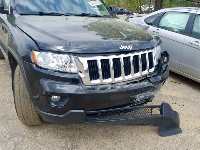 1J4RR4GG0BC584466 - 2011 JEEP GRAND CHER BLACK photo 9