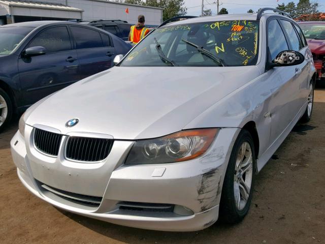 WBAVT73548FZ37954 - 2008 BMW 328 XIT SILVER photo 2