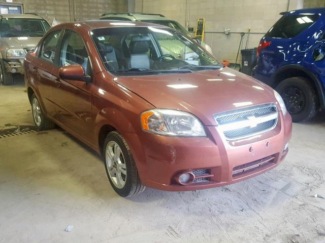 KL1TG5DE4BB259181 - 2011 CHEVROLET AVEO LT BROWN photo 1